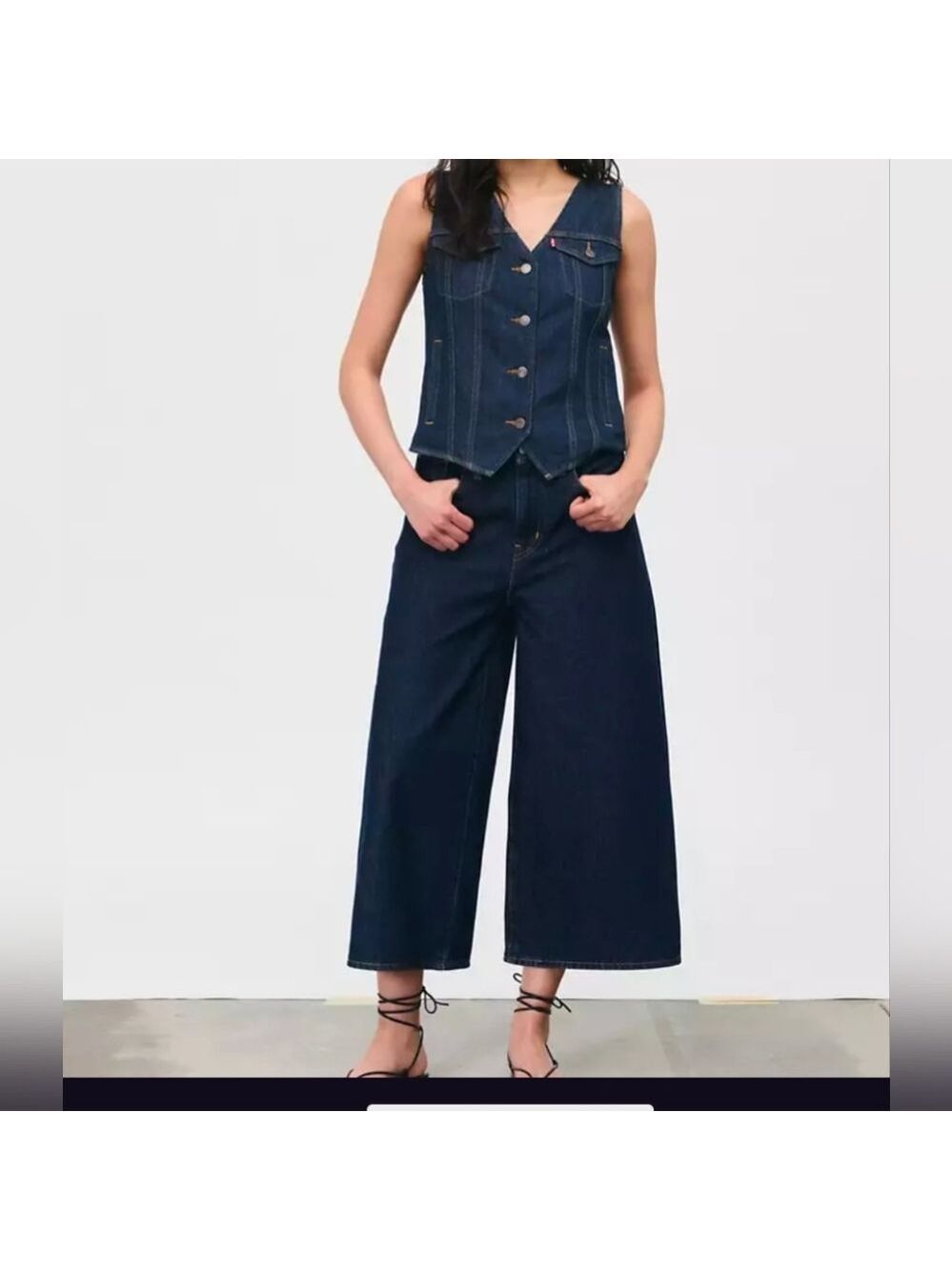 Levi's Premium Xl Culotte Jeans Size 25